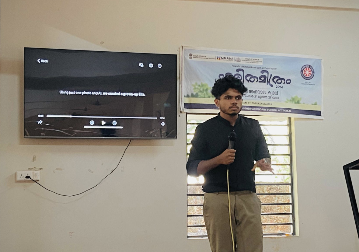 Speaker presenting