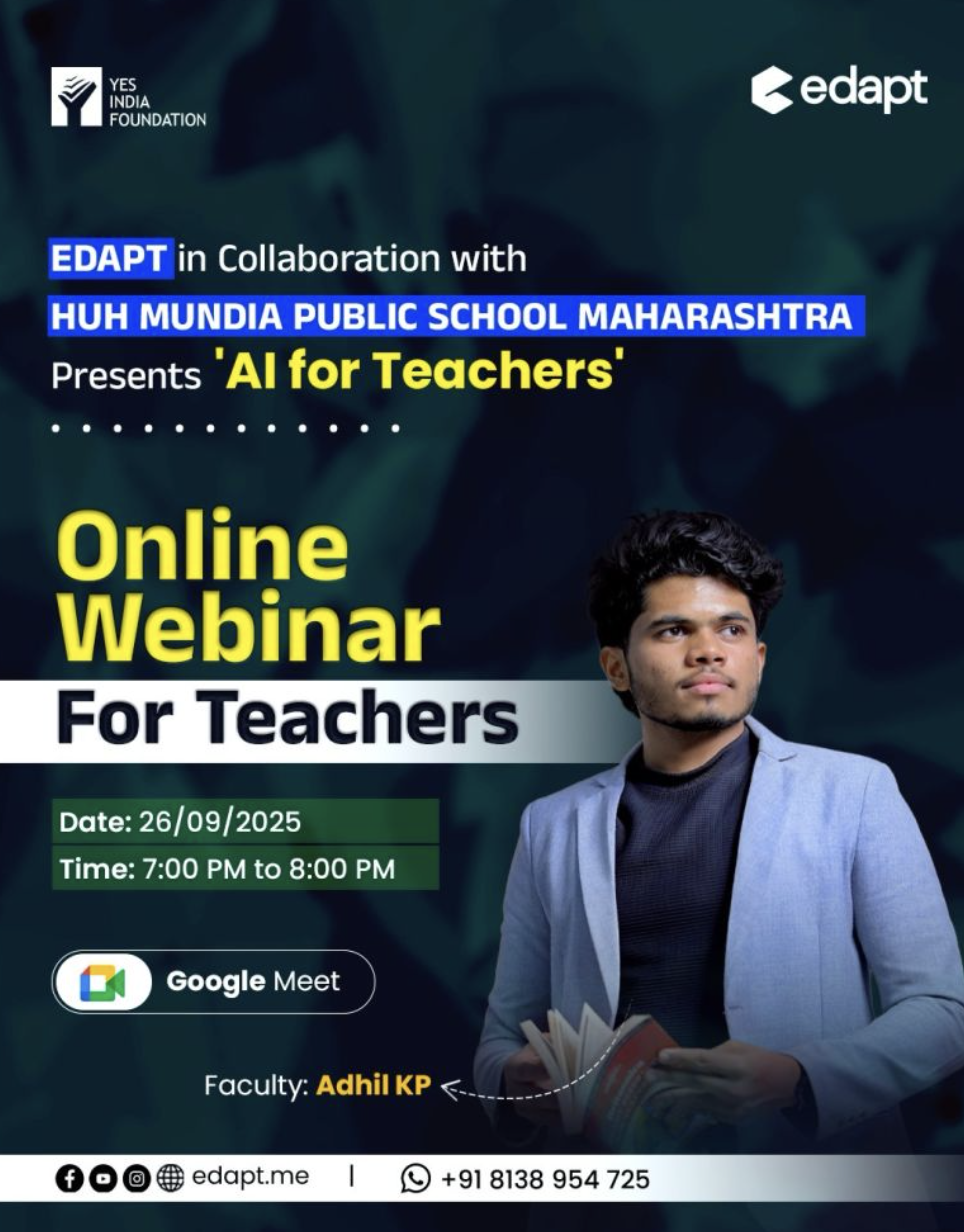 Webinar presenting to teachers
